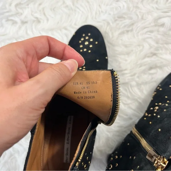 & Other Stories Dome studded suede ankle boots - Picture 9 of 9